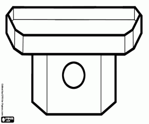 Colorear Una mesita japonesa