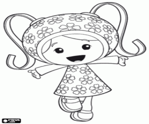 Colorear Milli de Equipo Umizoomi