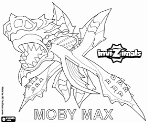 Colorear Moby Max, un luchador Invizimals
