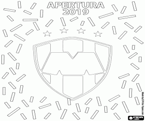 Colorear Monterrey, campeón Apertura 2019
