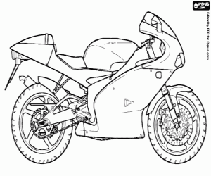 Colorear Moto Aprilia RS 125