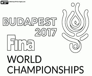 Colorear Mundial de Natación Budapest 2017
