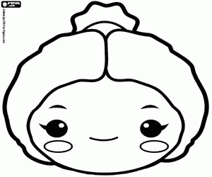 Colorear Máscara de diosa Diana o Artemis