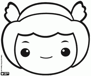 Colorear Máscara de Mercurio y de Hermes