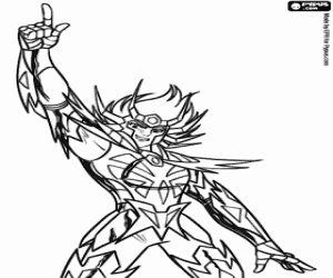 Colorear Máscara de Muerte, Saint Seiya