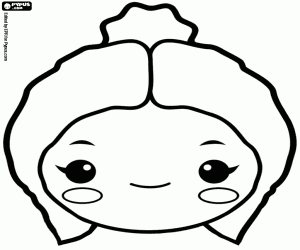 Colorear Máscara de Venus o Afrodita