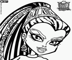 Colorear Nefera de Nile, Monster High