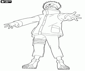 Colorear El ninja Shino Aburame
