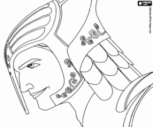 Colorear Nod, guerrero de los Hombres Hoja