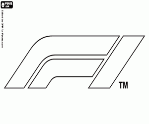Colorear Nuevo logo oficial de F1