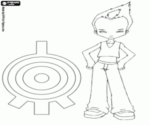 Colorear Odd Della Robbia de Código Lyoko