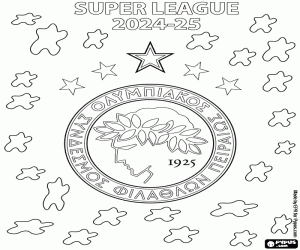 Colorear Olympiakos, Super League 2024-25