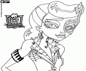 Colorear Operetta, personaje Monster High