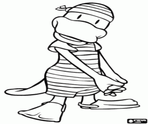 Colorear El ornitorrinco Alice