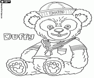 Colorear El osito de peluche Duffy