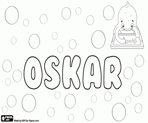 Colorear Oskar, nombre en muchos idiomas