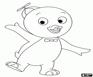 Colorear Pablo de Los Backyardigans