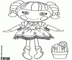 Colorear Pairie Dusty Trails, Lalaloopsy