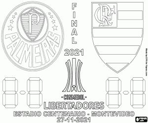 Colorear Palmeiras-Flamengo, Libertadores