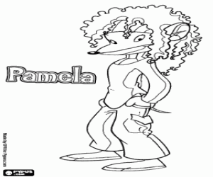 Colorear Pamela del Club de Tea Stilton