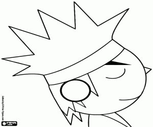 Colorear El peinado del saxofonista