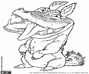 Colorear El perro cocodrilo Douglas
