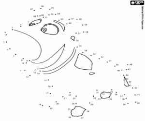 Colorear Perro de Tad Jones,punto a punto