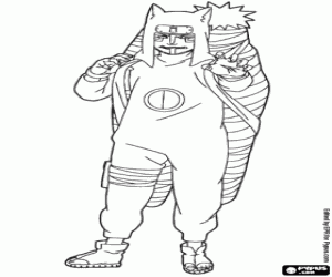 Colorear Un personaje de Naruto, Kankuro