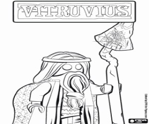 Colorear El personaje de Vitruvius