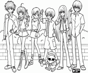 Colorear Personajes de Mermaid Melody