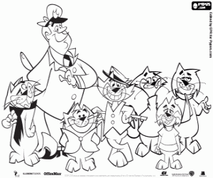 Colorear Personajes Don Gato y su pandilla