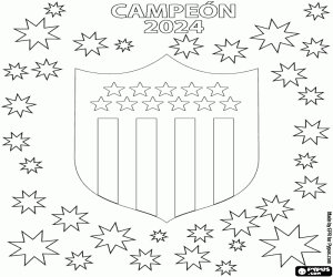 Colorear Peñarol Montevideo, campeón 2024