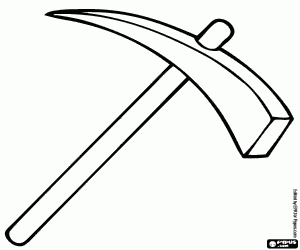 Colorear El pico de un minero