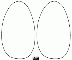 Colorear Pinta y decora Huevos de Pascua