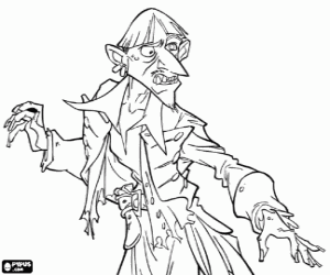 Colorear El pirata del Caribe, Ragetti