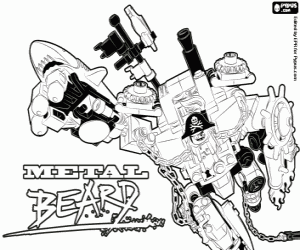 Colorear El pirata del filme Lego