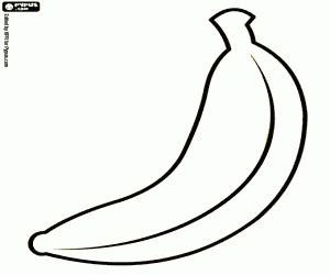 Colorear Un plátano o una banana