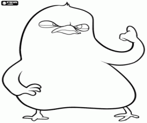 Colorear El pollito Carlos de Hop