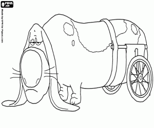 Colorear Pop es un anciano perro