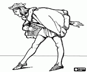 Colorear Príncipe haciendo una reverencia