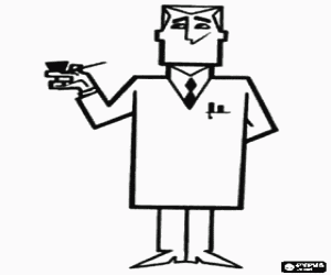 Colorear Profesor Utonio, Las Supernenas