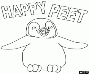 Colorear El protagonista de Happy Feet