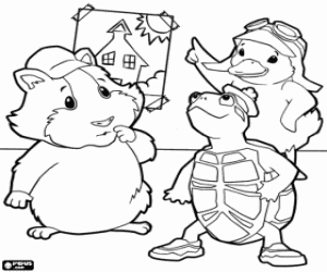 Colorear Protagonistas de Wonder Pets