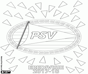 Colorear PSV Eindhoven, Eredivisie 2017-18