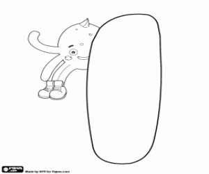 Colorear Pypus está detrás de la letra I