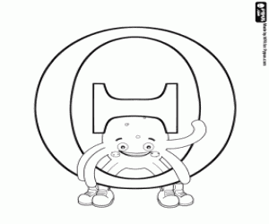 Colorear Pypus y la letra griega Θ