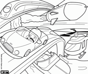 Colorear Pypus y los transportes