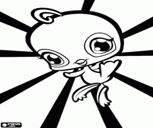 Colorear Pájaro. Littlest PetShop