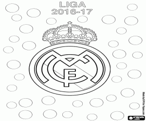 Colorear Real Madrid, campeón 2016-2017
