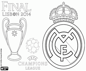 Colorear Real Madrid, Champions 2013-2014